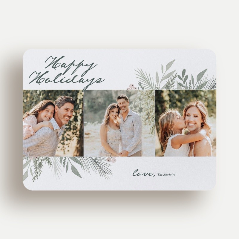 Scattered Botanicals Holiday Card