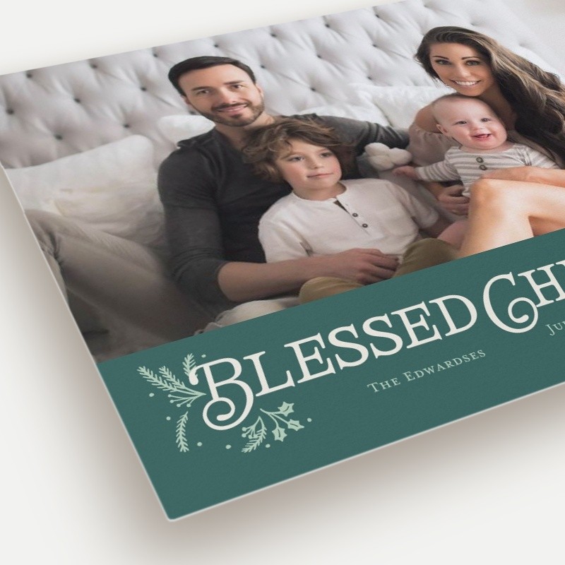 Botanical Banner Holiday Card
