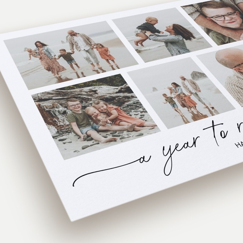 Year Remembrance New Year's Card