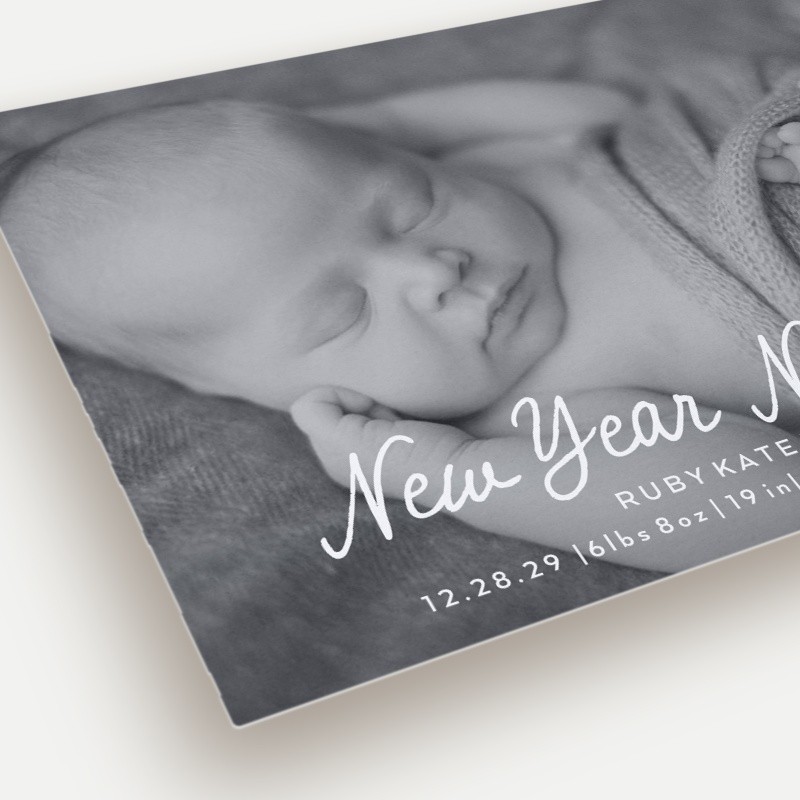 New Love Birth Announcement