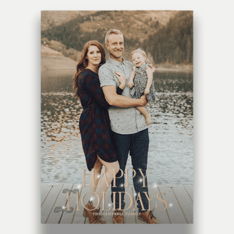 Soft Flare Holiday Card