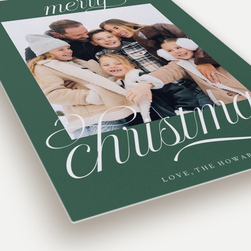 Classic Letters Holiday Card