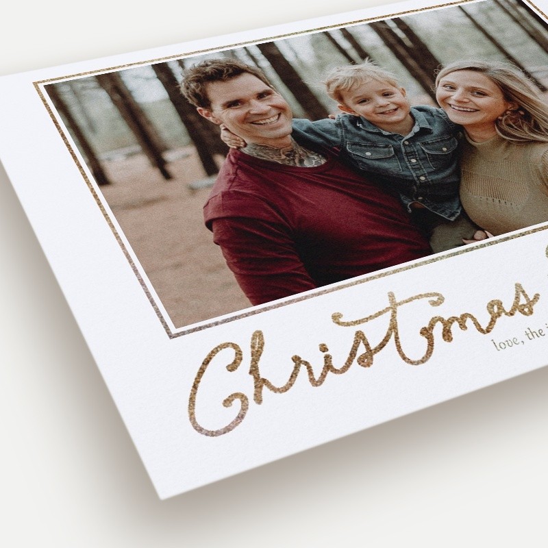 Framed Six Holiday Card