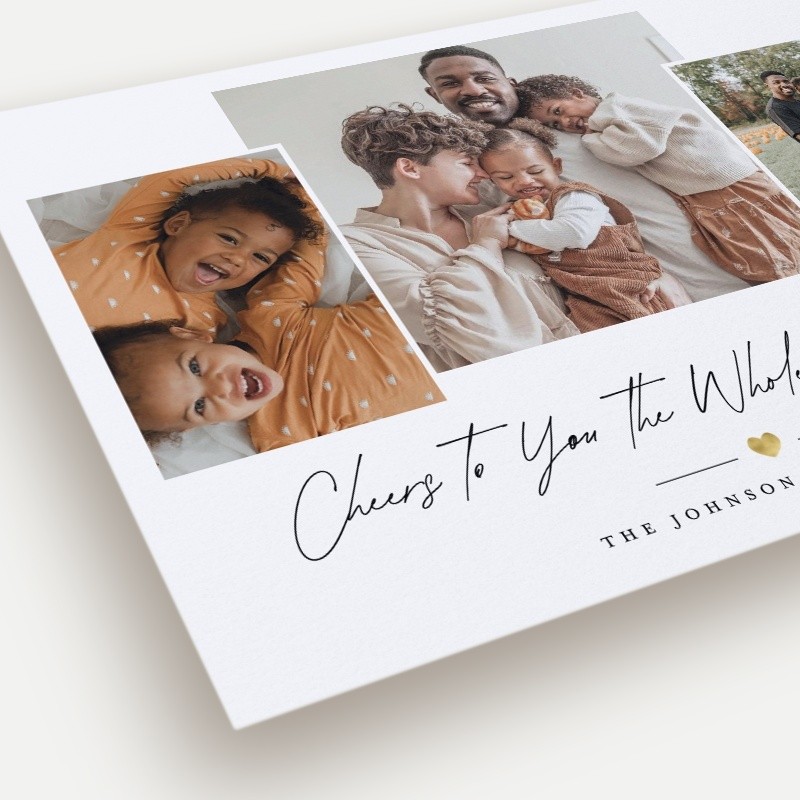 Grateful Cheer New Year's Card