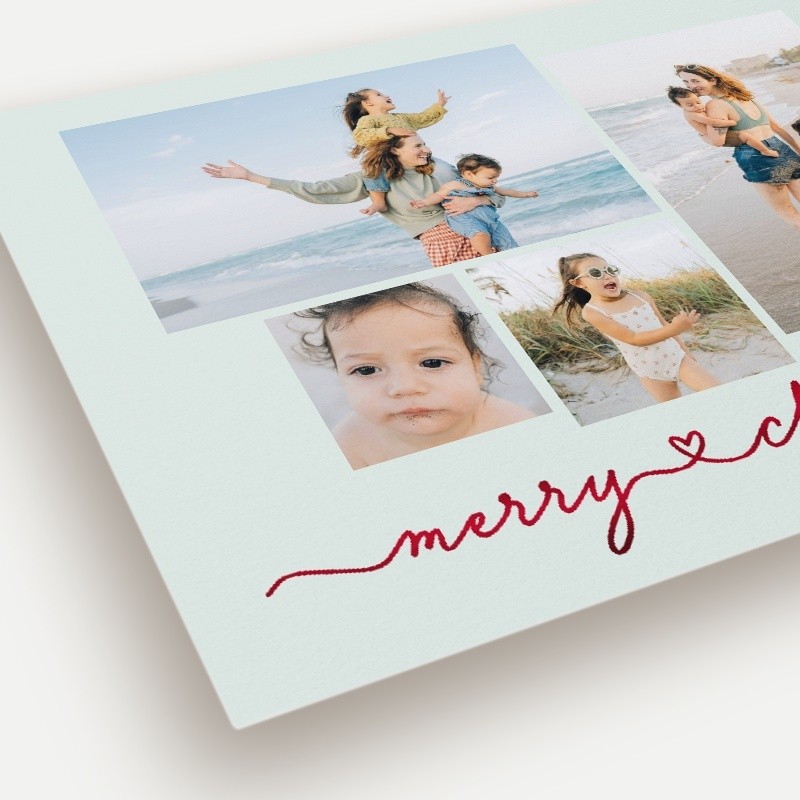 Script Joy Holiday Card