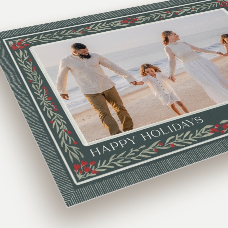Botanical Vines Holiday Card