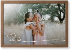 Double Heart Line Art