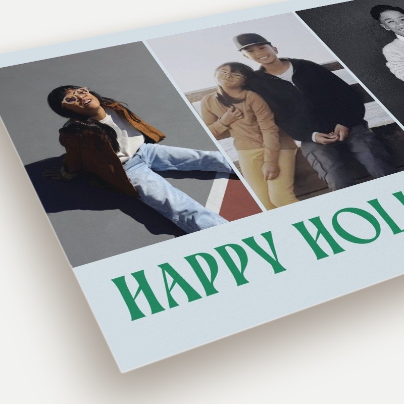 Bold Collage Holiday Card