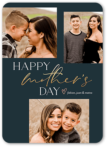 Heartfelt Occasion 5x7 Blue  Mother's Day Card