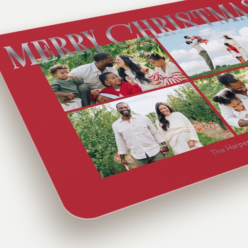 Elegant Serif Holiday Card