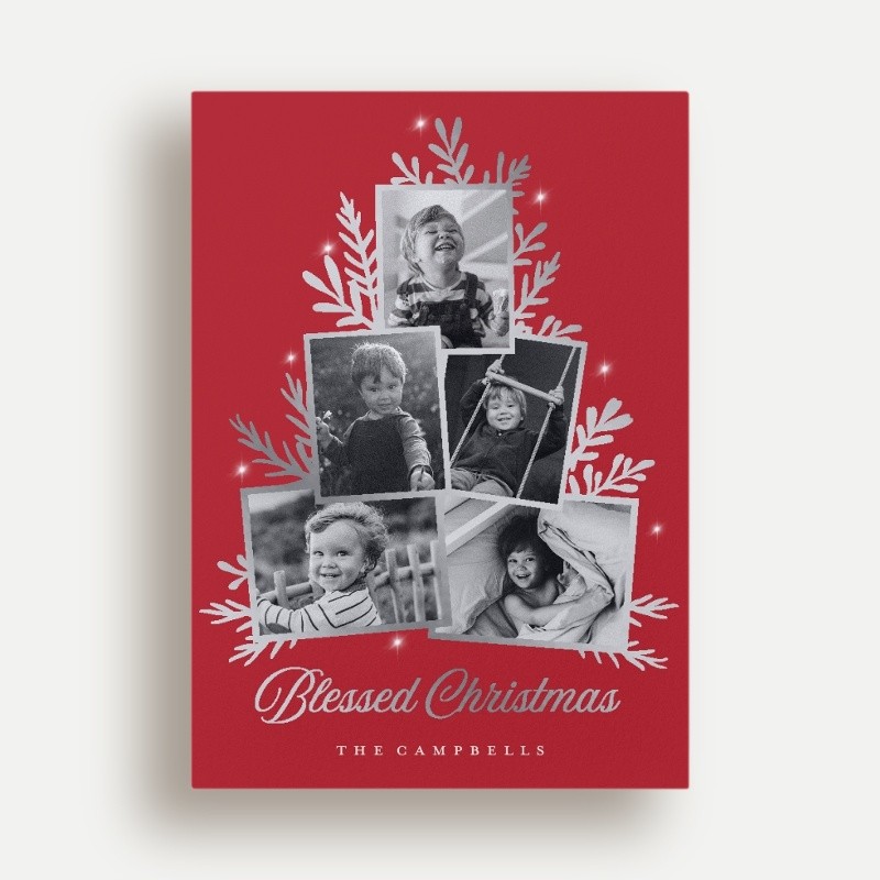 Sprig Tree Holiday Card