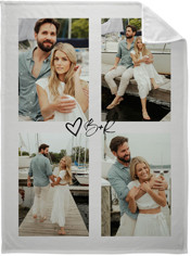 Minimalist Heart Initials