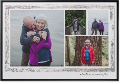 Brushed Border Collage Of Four