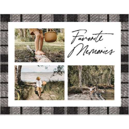 Black And White Rustic Calendar 8x11 undefined  Wall Calendar