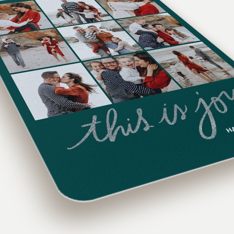 Handwritten Joy Holiday Card