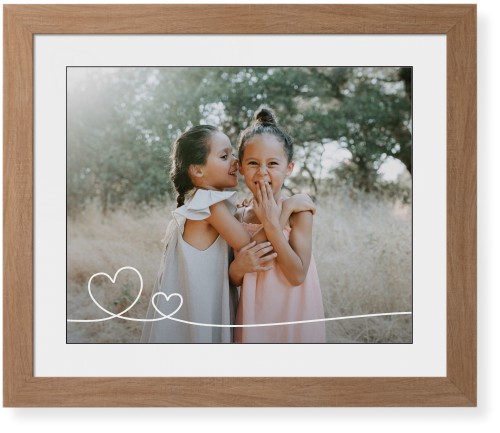 Double Heart Line Art