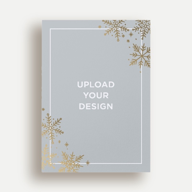 Upload Your Own Snowflake Holiday Card