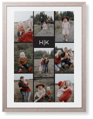 Modern Gallery Monogram of Nine