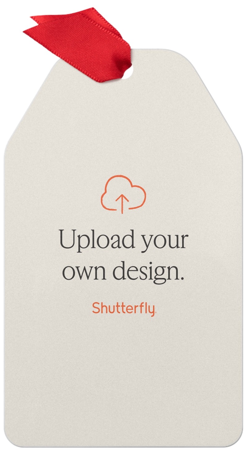 Upload Your Own Design Gift Tag