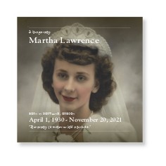 In Memoriam Landscape