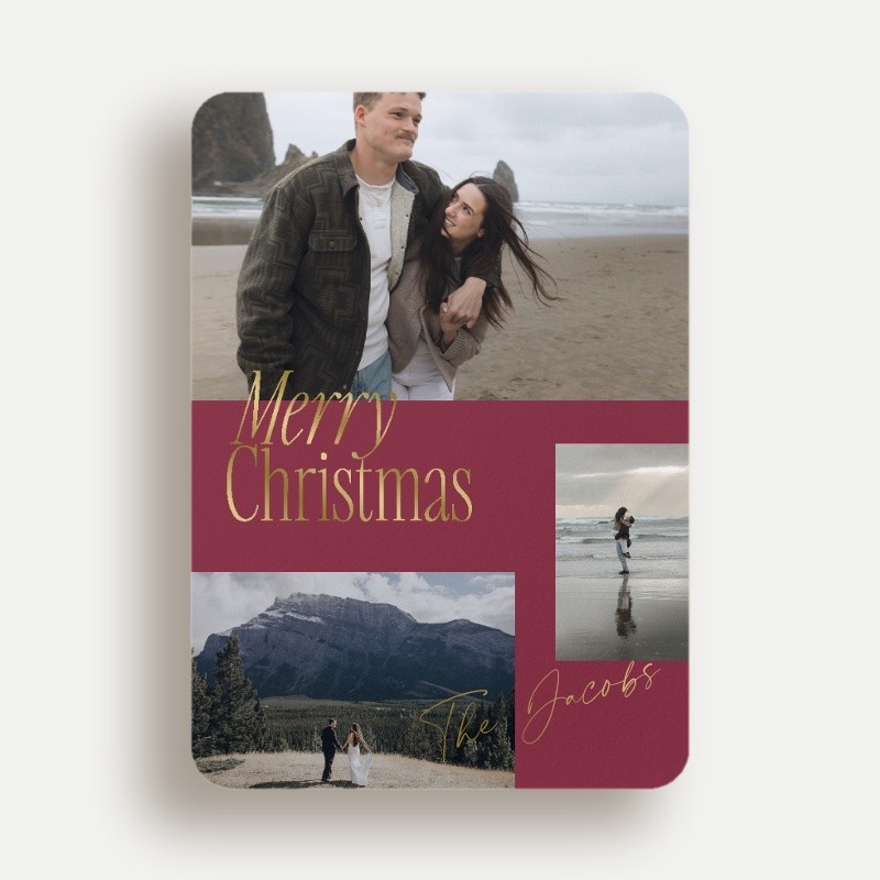 Statement Foil Holiday Card