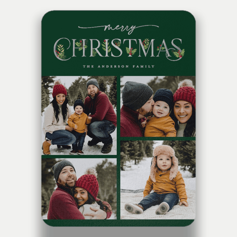 Classic Statement Holiday Card