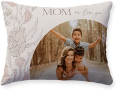 Stenciled Floral Arch