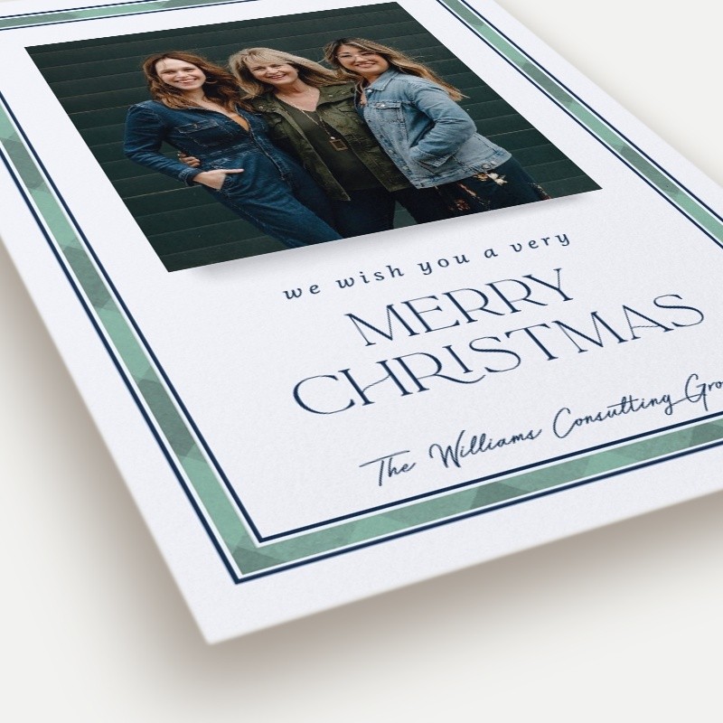 Posh Plaid Holiday Card