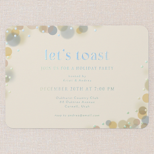 Elegant Holiday Invitation Cards