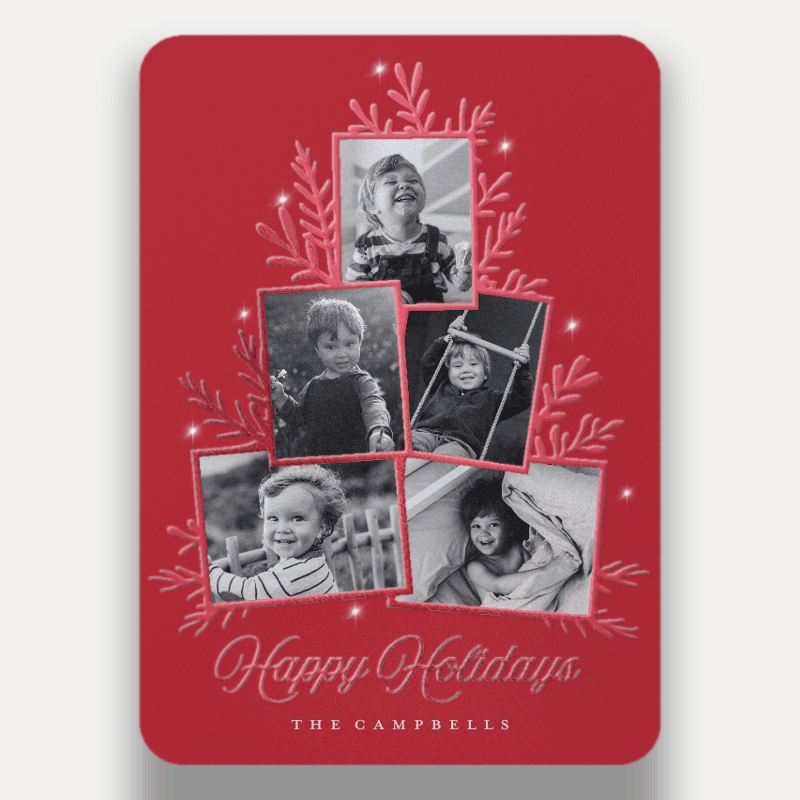 Sprig Tree Holiday Card