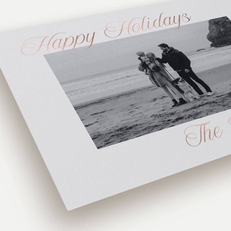 Elegant Signature Holiday Card