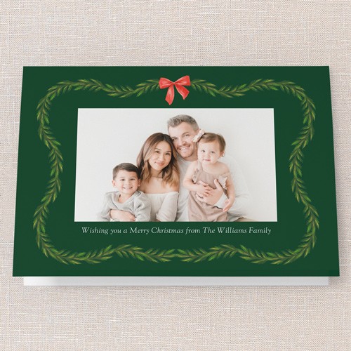 Christmas Cards With Garland