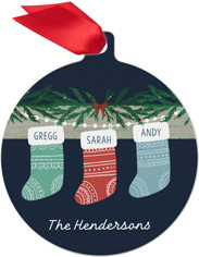 Family of Three Stockings