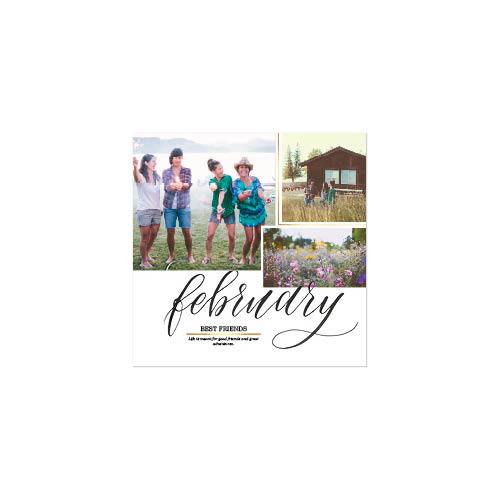 Elegant Script Year In Review 12x12 undefined  Premium Album