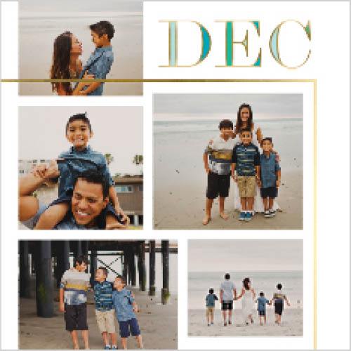 Gilded Jewel Tones 12x12 undefined  Wall Calendar