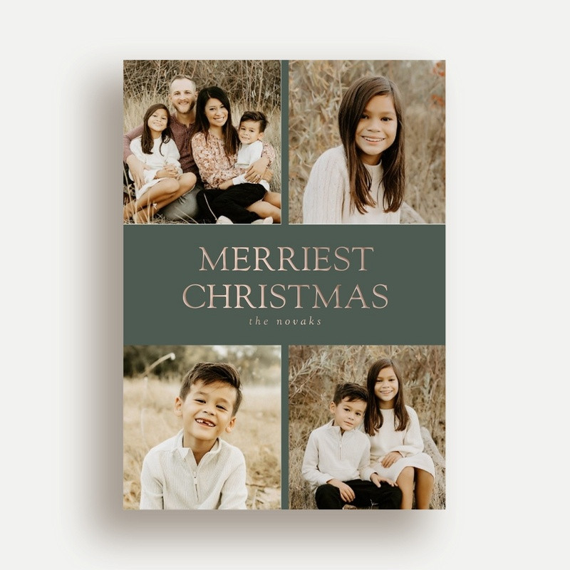 Editable Merriest Sentiment