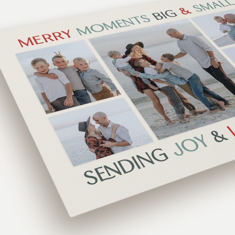 Cheerful Multi Christmas Card