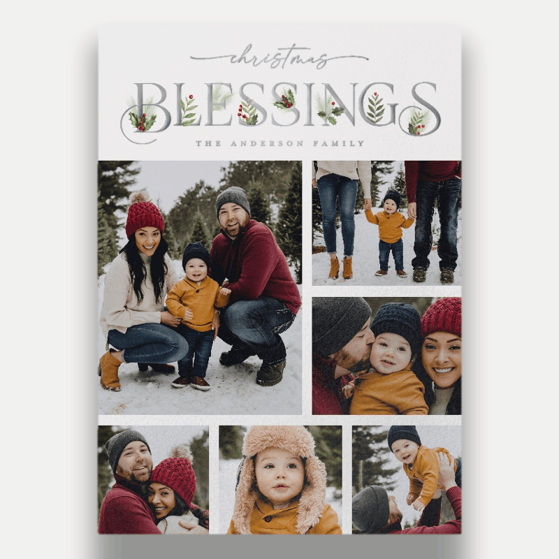 Classic Statement Holiday Card