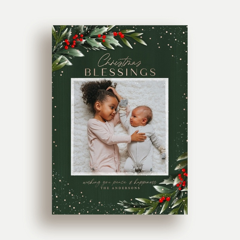 Frosty Foliage Frame