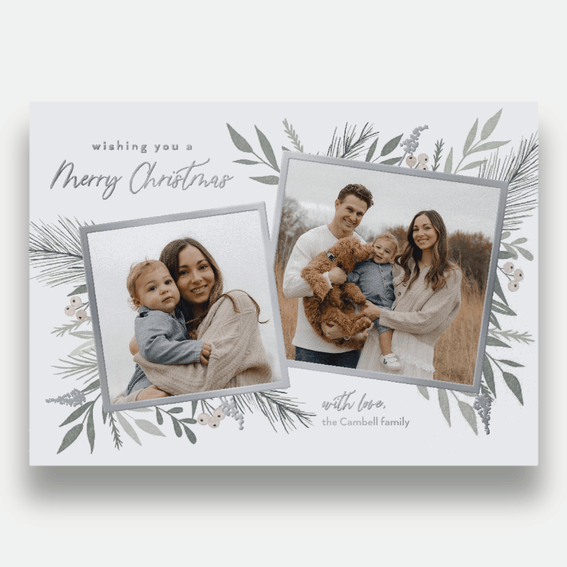 Elegant Botanicals Holiday Card