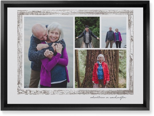 Brushed Border Collage Of Four