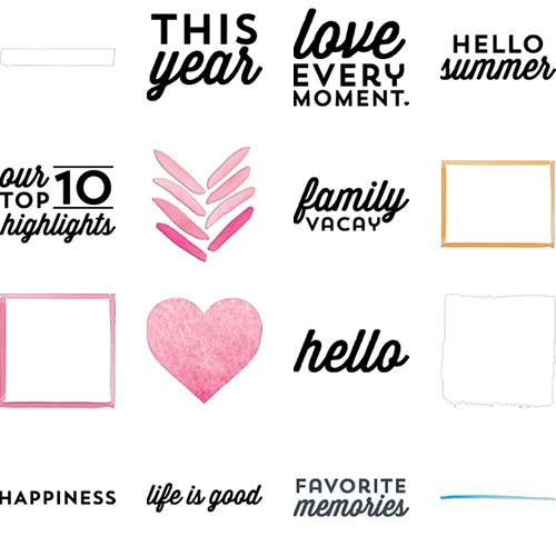 Painterly Year in Review 8x11 undefined  Premium Album