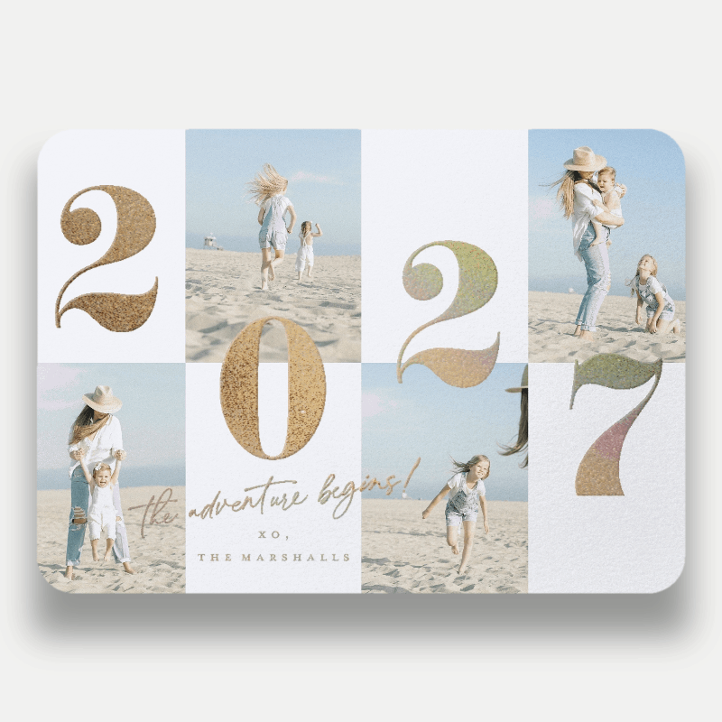 Adventure Grid New Year's Card