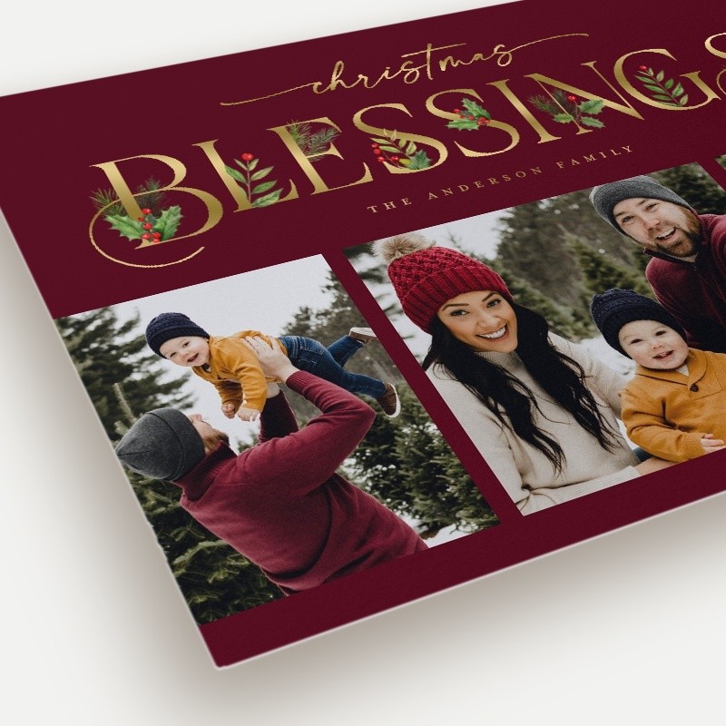 Classic Statement Holiday Card