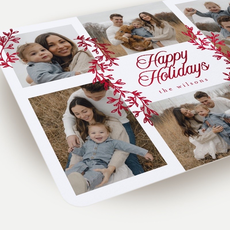 Painted Sprigs Holiday Card
