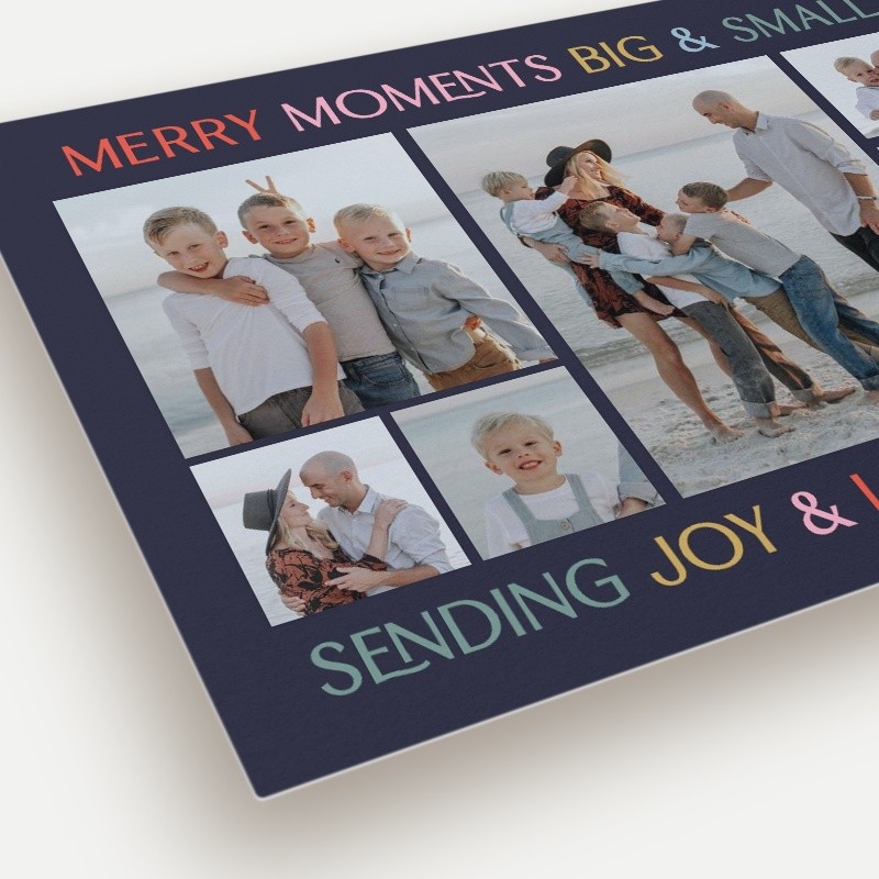 Cheerful Multi Christmas Card