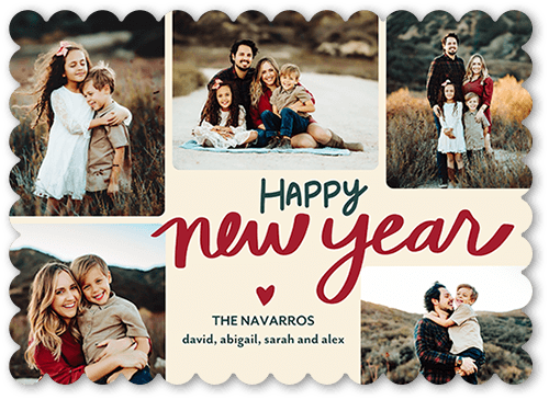 Loving Season 5x7 Beige  Holiday Card