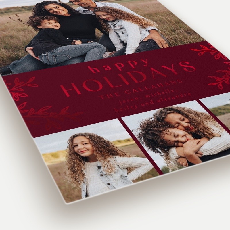 Foliage Frame Holiday Card