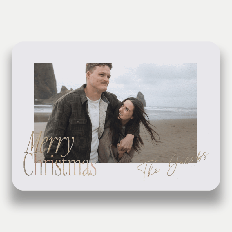 Statement Foil Holiday Card