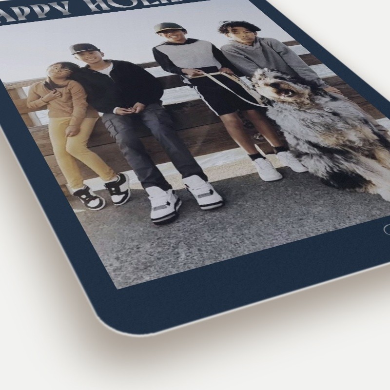 Bold Stack Holiday Card